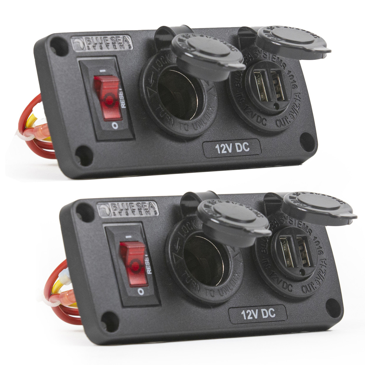 Bluesea Below Deck 12V DC & USB Power Panel | GenRight Off Road