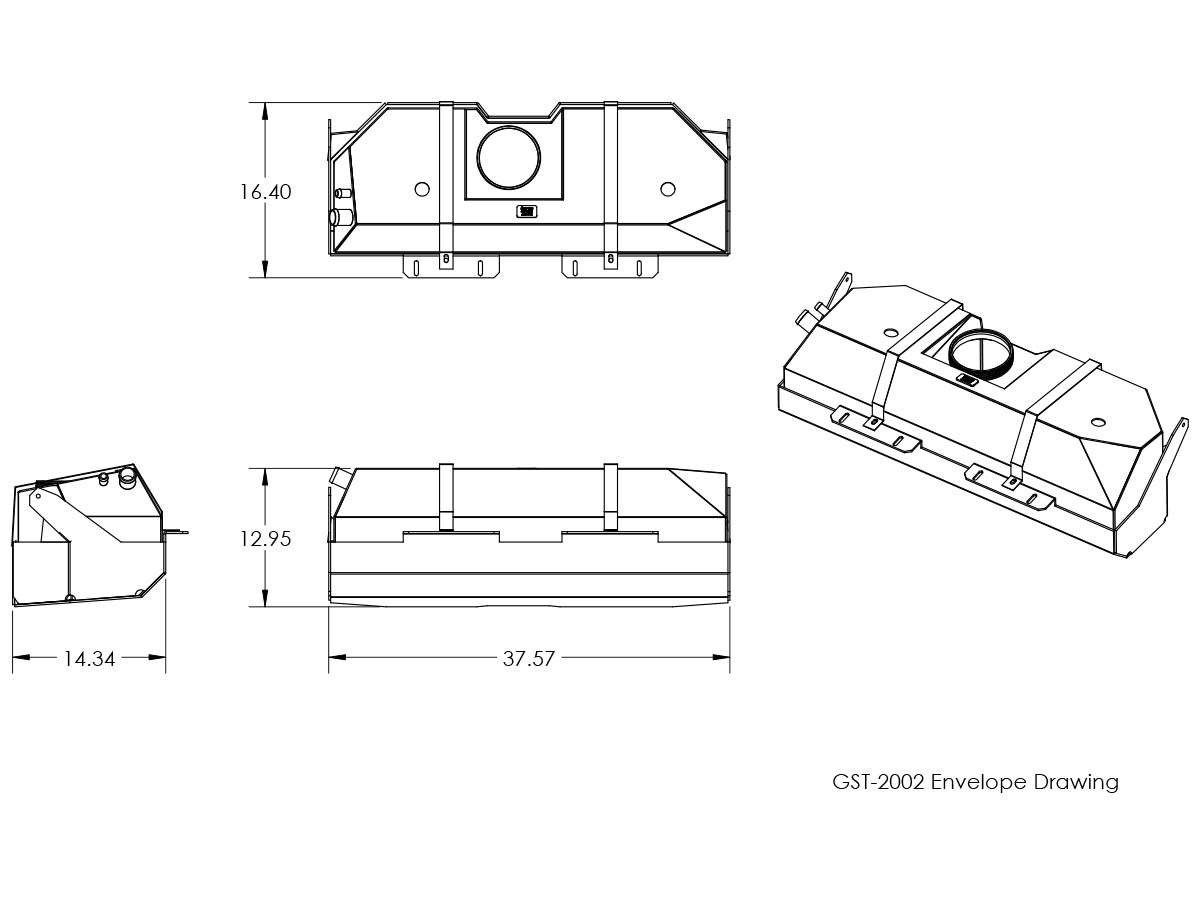 Jeep TJ Gas Tank & Skid Plate Jeep LJ Extended Fuel Tank
