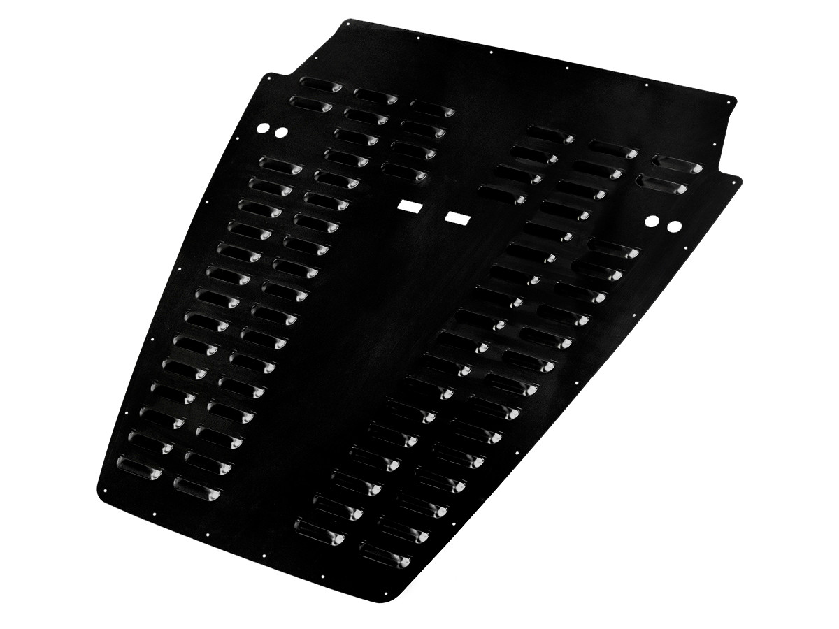 YJ Whole Hood Louver - Black | GenRight Jeep Parts