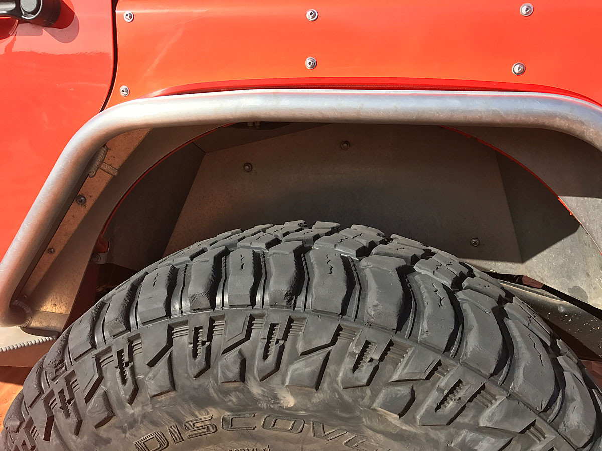 Jeep JK Aluminum Rear Inner Fenders GenRight Off Road
