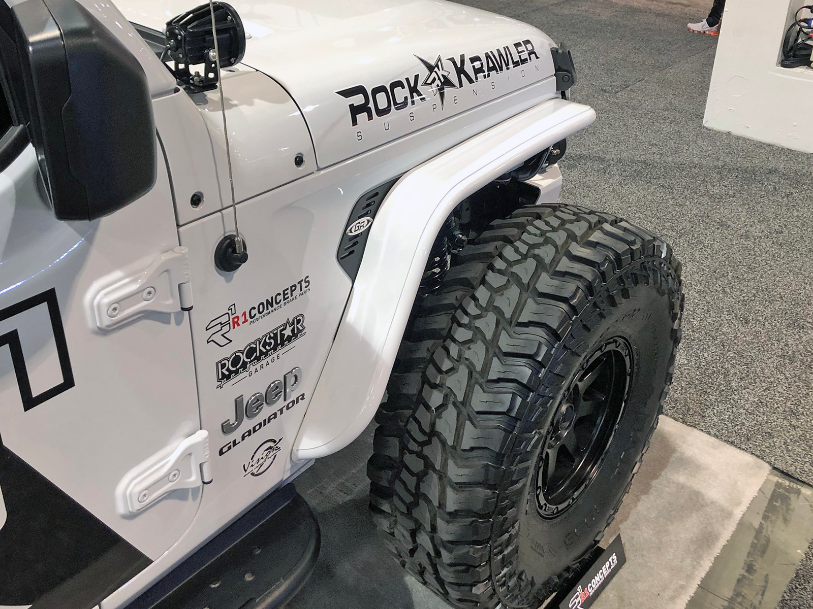 Jeep Wrangler JL & JT Aluminum Narrow Front Tube Fenders GenRight Off Road