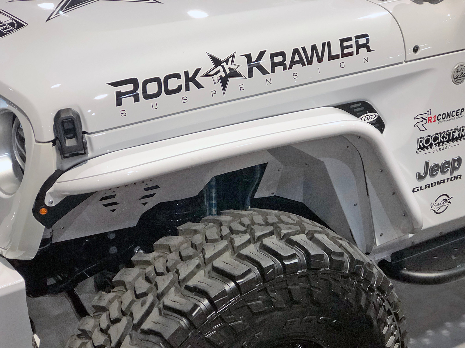 Jeep Wrangler JL & JT Aluminum Narrow Front Tube Fenders GenRight Off Road