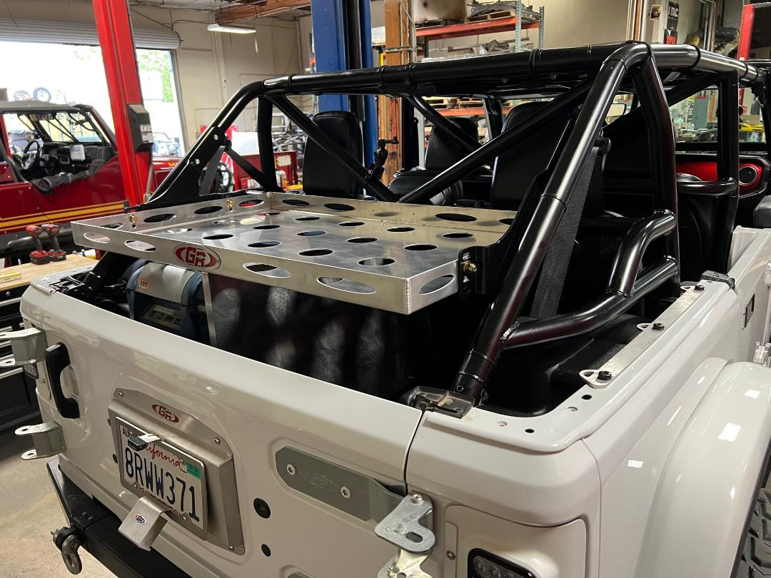 Jeep Wrangler Aluminum Cargo Rack GenRight Off Road