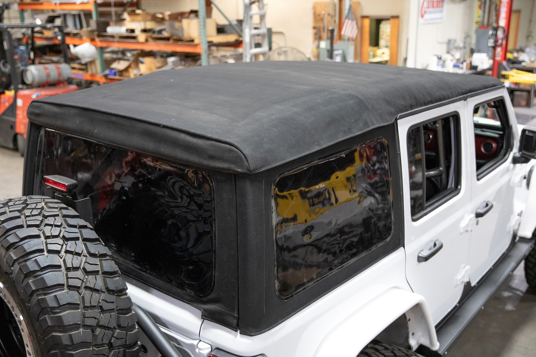 Genright Cargo Rack Jeep JLU Factory Soft top mounting kit for GenRight Cage | GenRight Off ...