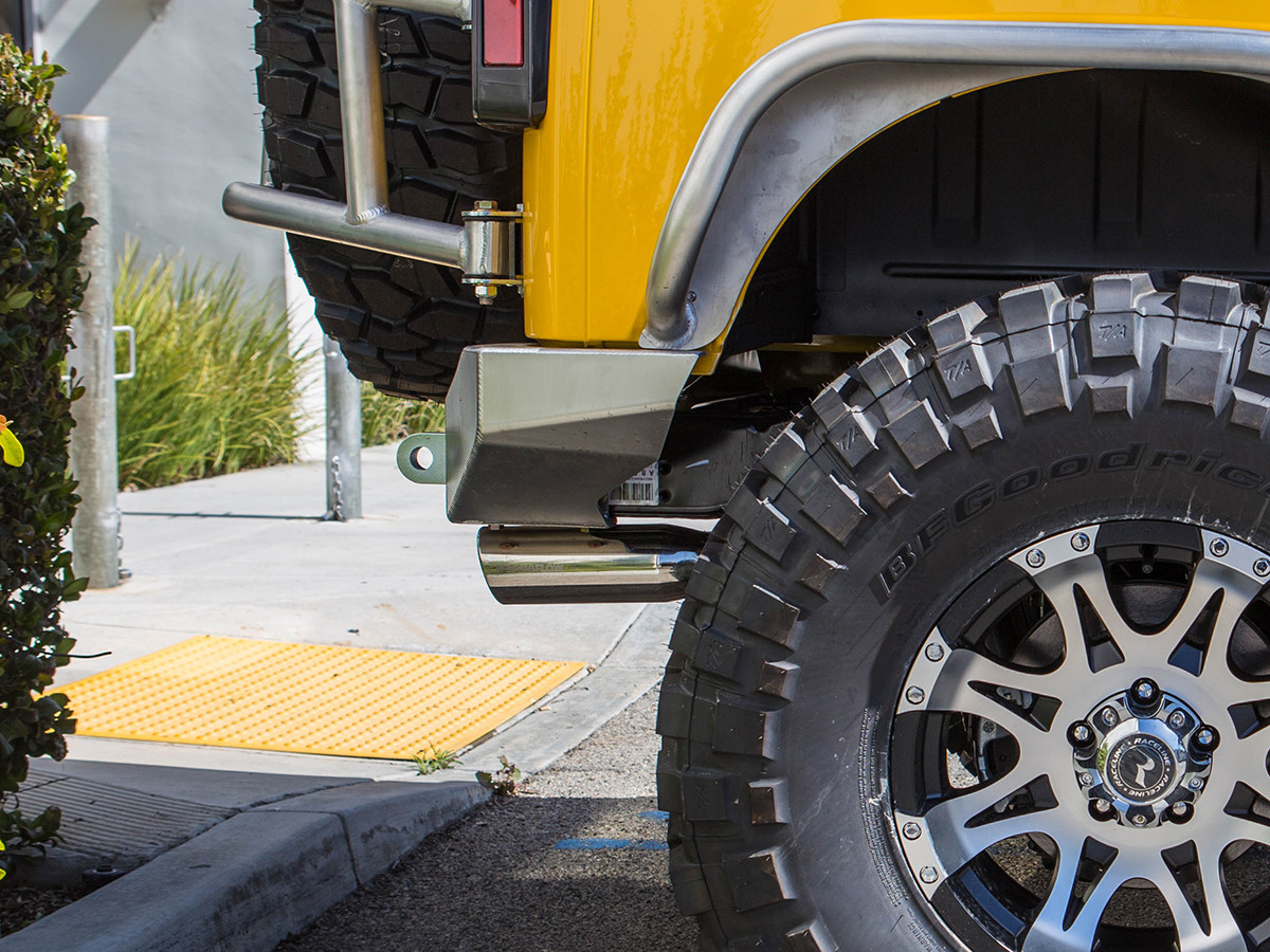 Jeep JK Rear Bumper w/ Tow Points JK Aluminum Back Bumper GenRight