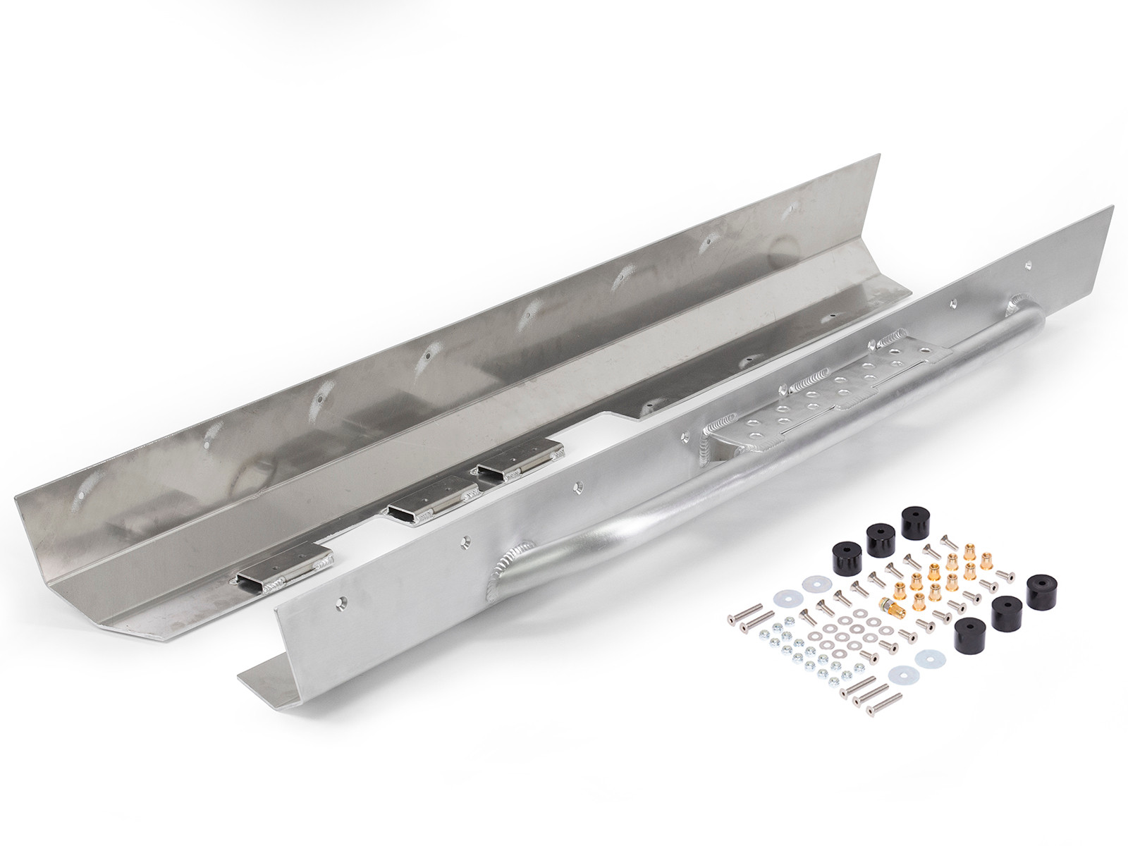 TJ Rock Sliders | Aluminum Mini Boat Side Rocker Guards | GenRight Off Road