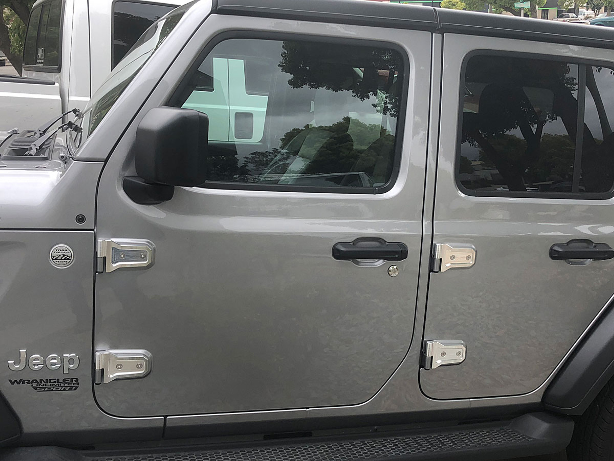 Jeep Wrangler JL & JT Aluminum Door Hinges GenRight Off Road