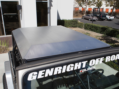 LJ Aluminum Roof Front View LJ Aluminum Roof Front View