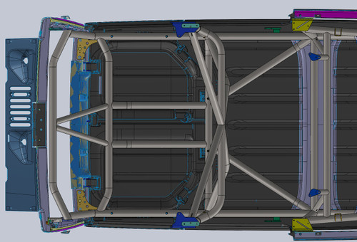 V-bar lines up with overhead tubes