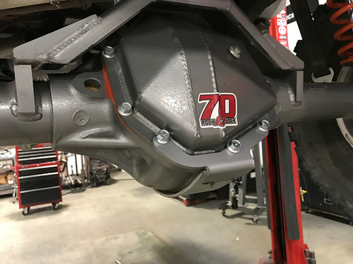 Shown here on our Jeep rear axle, it keeps the Jock Strap skid from getting ripped off Shown here on our Jeep rear axle, it keeps the Jock Strap skid from getting ripped off