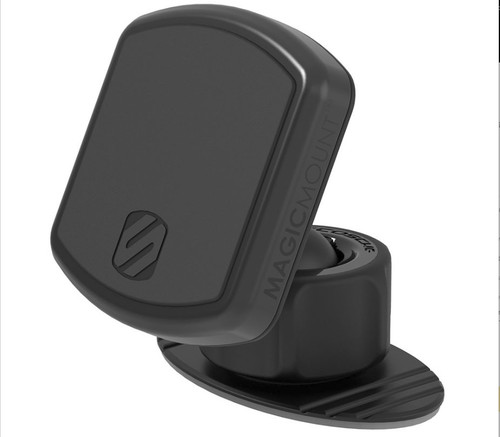 Scosche MagicMount Pro with black trim ring on (included) Scosche MagicMount Pro with black trim ring on (included)