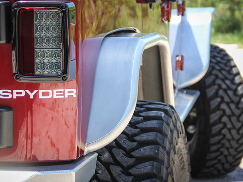 Jeep JK 4" Flare Rear Tube Fenders - Aluminum Jeep JK 4" Flare Rear Tube Fenders - Aluminum