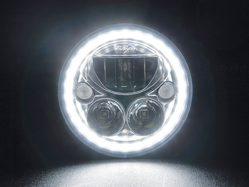 Vision X 7" Vortex LED Halo Headlight (Halo Lit) Vision X 7" Vortex LED Halo Headlight (Halo Lit)