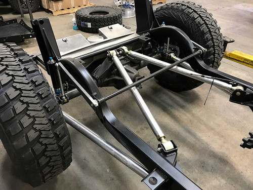 Shown here installed on Jeep LJ frame with GenRight Tracer Suspension System Shown here installed on Jeep LJ frame with GenRight Tracer Suspension System