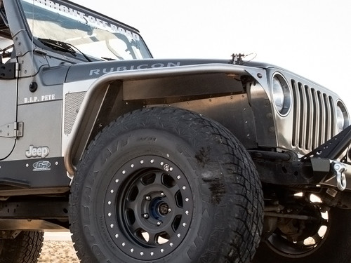 Jeep TJ/LJ 4" Flare Front Hi Fenders - Aluminum Jeep TJ/LJ 4" Flare Front Hi Fenders - Aluminum