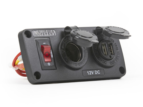 12V DC & Dual 2.1A USB Chargers 12V DC & Dual 2.1A USB Chargers