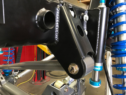 1/4" thick frame side mount fits the frame perfectly 1/4" thick frame side mount fits the frame perfectly