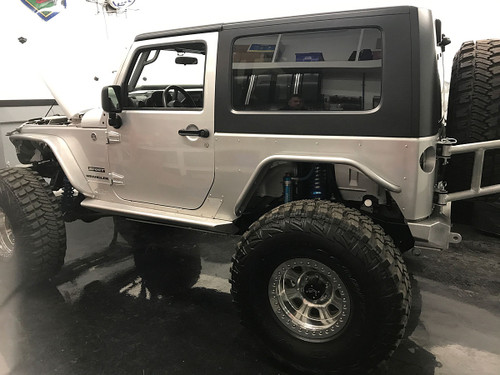 Pictured is a 40" tire with a 5" stretch and the GenRight EXT rear flare Pictured is a 40" tire with a 5" stretch and the GenRight EXT rear flare