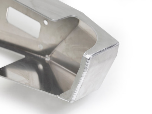 TIG welded end cap provides a seamless fit to the body. TIG welded end cap provides a seamless fit to the body.