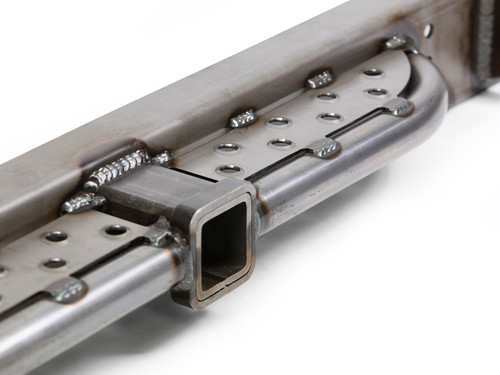 Features a dimple die step and 2" receiver hitch. Features a dimple die step and 2" receiver hitch.