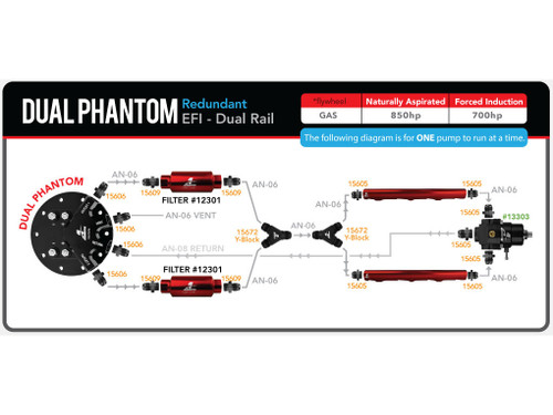 Showing how to plumb set up in a dual phantom pump system Showing how to plumb set up in a dual phantom pump system