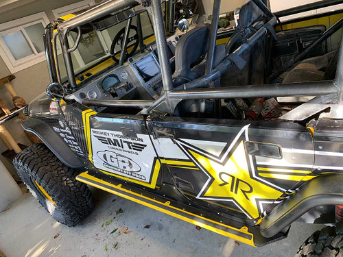 Same Seats Tony has run in his Jeep Terremoto since 2020