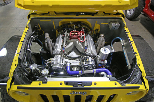 Shown here mounted in the GenRight Terremoto Jeep JK with LS Shown here mounted in the GenRight Terremoto Jeep JK with LS