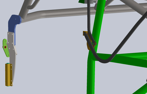 Soft top bracket kit for GR 2 dr cage