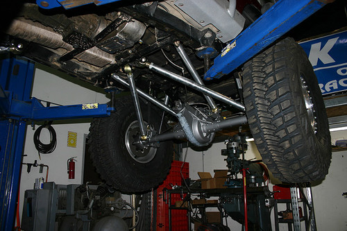 We wrapped the CAT and Muffler to keep heat from cooking the floor We wrapped the CAT and Muffler to keep heat from cooking the floor