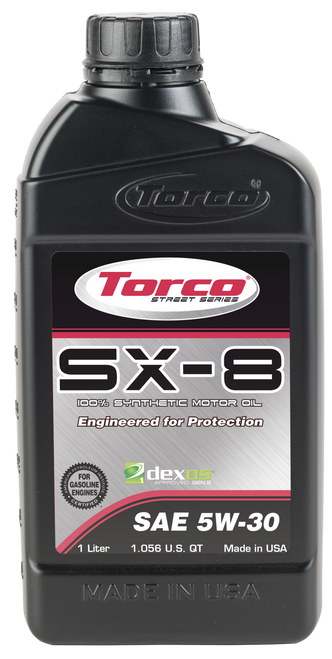Torco SX-8 5W-20 Synthetic Engine Oil