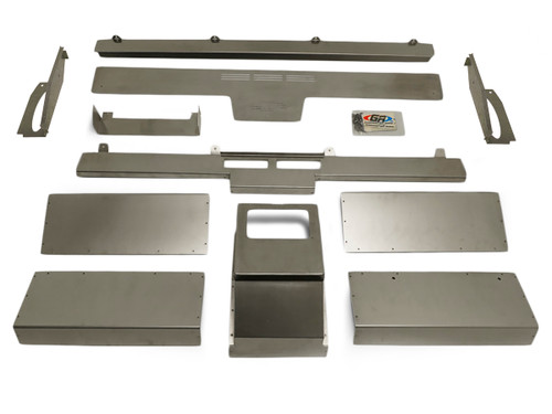 Exploded view of YJ Dash parts (Hardware is included) Exploded view of YJ Dash parts (Hardware is included)