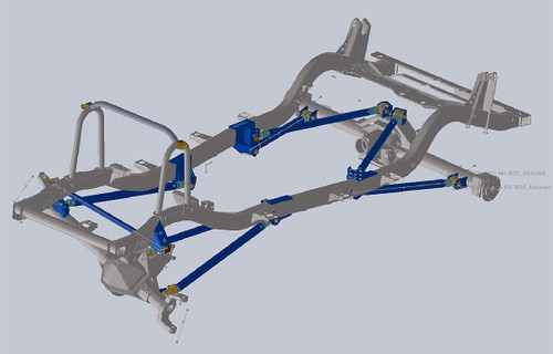 GenRight Legend kit on Jeep Wrangler frame. GenRight Legend kit on Jeep Wrangler frame.