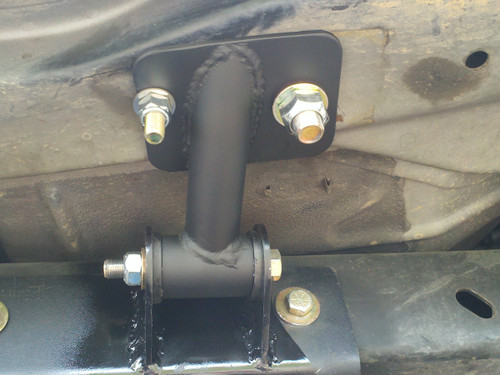 Typical cage to Frame Tie-in Kit Installed