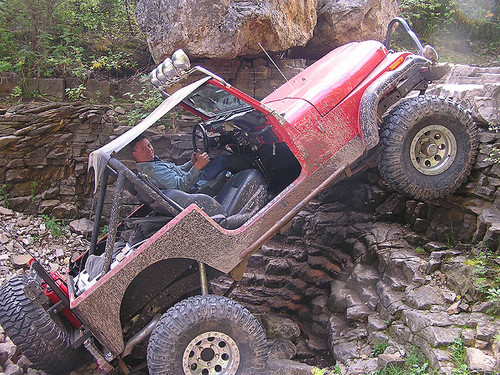 GR CJ-7 corner guards on the trail GR CJ-7 corner guards on the trail