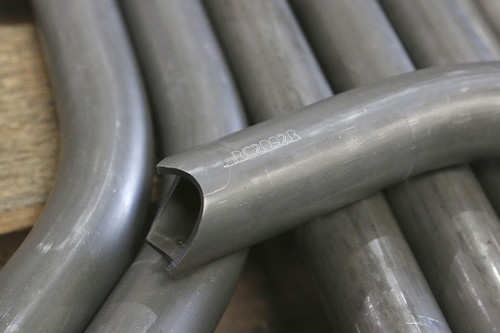 Tube notching is complex but clean enough to be TIG welded. Tube notching is complex but clean enough to be TIG welded.