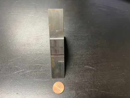 7/8" thick cold rolled steel. 7/8" thick cold rolled steel.