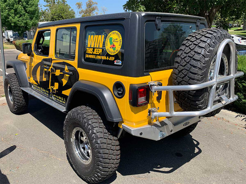 GR Aluminum Rear Bumper and Tire Carrier for the Jeep JL GR Aluminum Rear Bumper and Tire Carrier for the Jeep JL