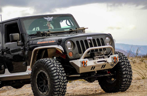 GR Alum front bumper with low winch guard bar GR Alum front bumper with low winch guard bar
