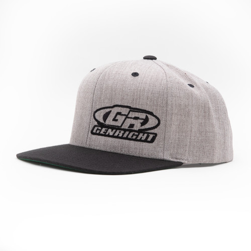 GenRight Limited Edition Grey/Black Snapback Hat