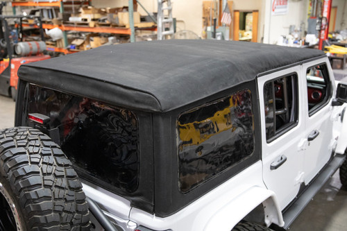 Jeep JLU Factory Soft top mounting kit for GenRight Cage