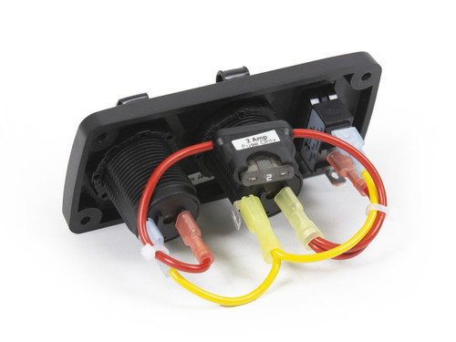 Built in 2A Fuse & 15A Circuit Breaker Built in 2A Fuse & 15A Circuit Breaker