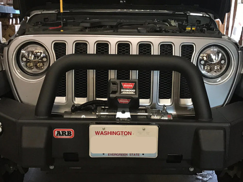 VisionX 7" LED Headlight PAIR (Chrome) on a Jeep Wrangler JL VisionX 7" LED Headlight PAIR (Chrome) on a Jeep Wrangler JL