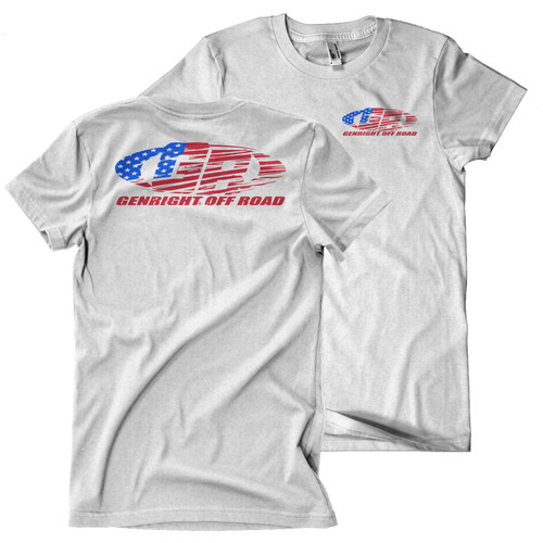 GenRight Limited Edition Flag Tee (Heather White) GenRight Limited Edition Flag Tee (Heather White)