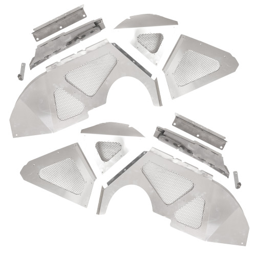 Jeep JL Aluminum Front Inner Fenders for EXS Suspension kit components Jeep JL Aluminum Front Inner Fenders for EXS Suspension kit components