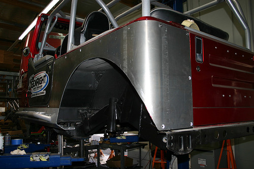 Depending on stretch and tire size the wheel opening can be cut to fit Depending on stretch and tire size the wheel opening can be cut to fit