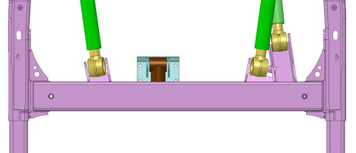 Manual Transmission Mount on JK Elite front cross member Manual Transmission Mount on JK Elite front cross member