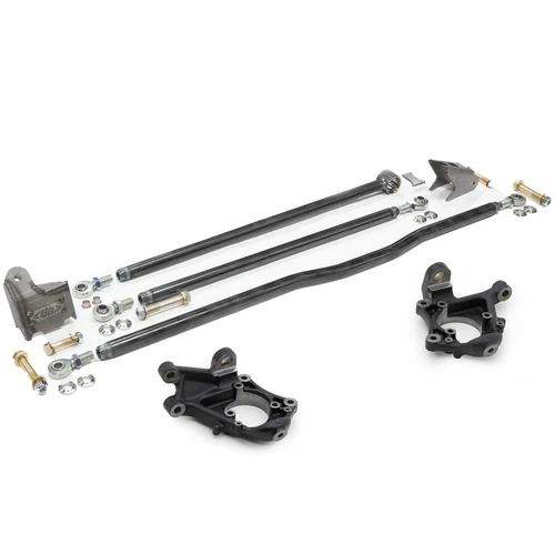 GenRight's high steer kit for the Vector JK suspension with factory Rubicon Dana 44 with RockJock knuckles