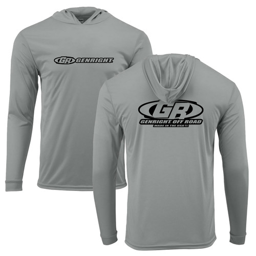 GenRight Off Road Long Sleeve Hooded UV Sun Shirt