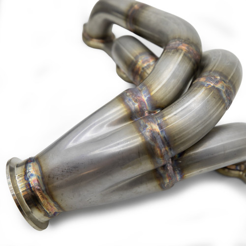 Closeup of Header on GenRight's Tracer Exhaust Kit