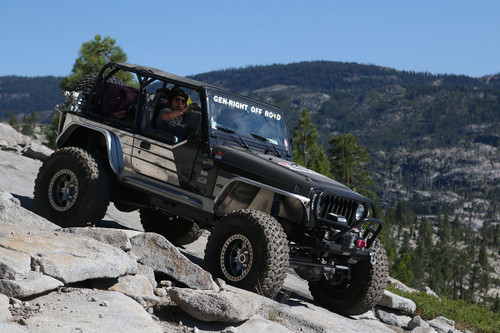 Door armor on the GenRight Bowtie Jeep Wrangler TJ Door armor on the GenRight Bowtie Jeep Wrangler TJ